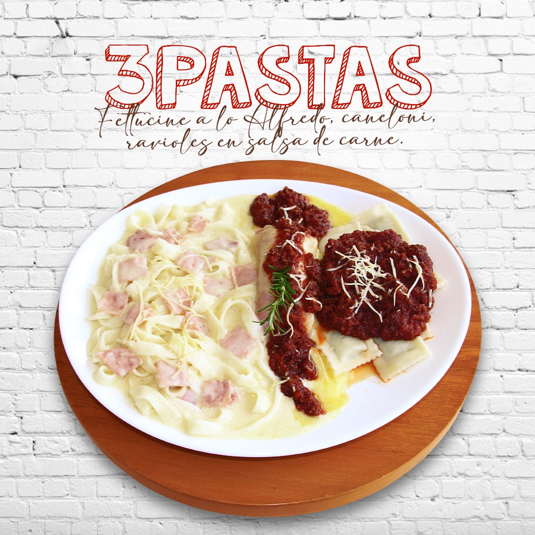 Tres Pastas